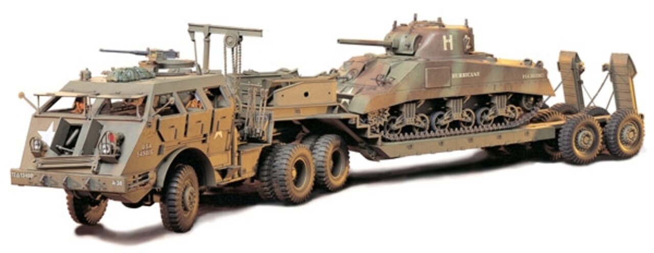 Tamiya 1/35 TAM35230 - 1/35 Tamiya Dragon Wagon US 40-Ton Tank Transporter Assembly Model